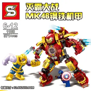 SEMBO Blocks Ironman Model Plastic Building Toy Movie Thanos Educational Kids toys for Children Birthday Gifts SY1108
SEMBO Blocks Ironman Model Plastic Building Toy Movie Thanos Educational Kids toys for Children Birthday Gifts SY1108