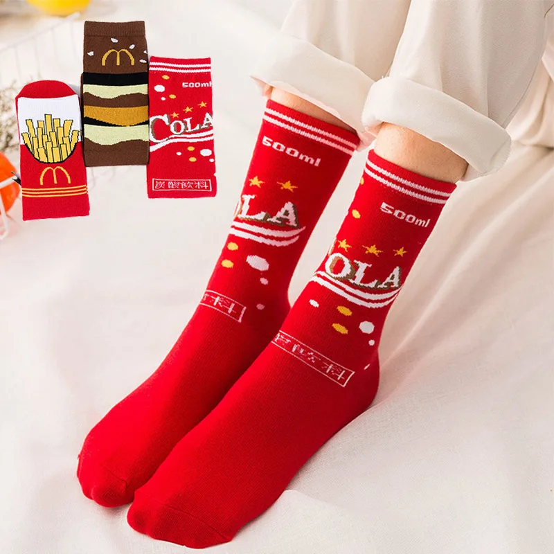 women fashion casual cotton food socks cola french fries hamburger novelty funky socks funny happy letter red short socks fancy
women fashion casual cotton food socks cola french fries hamburger novelty funky socks funny happy letter red short socks fancy