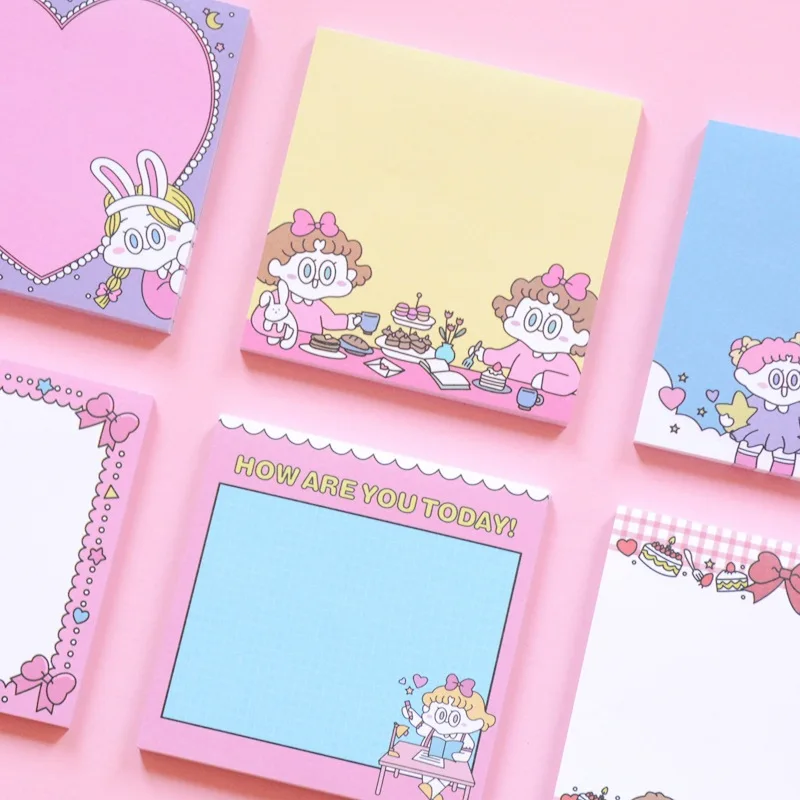 Creative and cute cartoon girl's handbook, portable pocket note pad. Note and bookmark School Stationery
Creative and cute cartoon girl's handbook, portable pocket note pad. Note and bookmark School Stationery