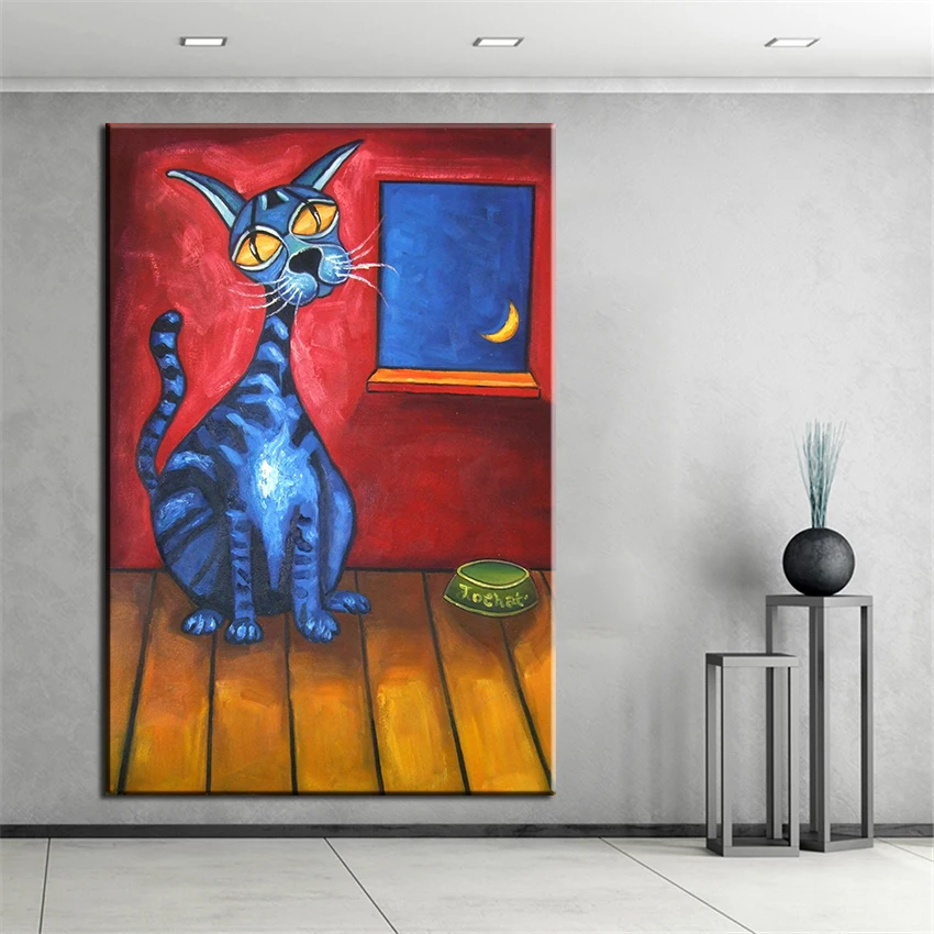 NO FRAME Printed cute cat ABSTRACT Oil Painting Canvas Prints Wall Painting For Living Room Decorations wall picture art
NO FRAME Printed cute cat ABSTRACT Oil Painting Canvas Prints Wall Painting For Living Room Decorations wall picture art