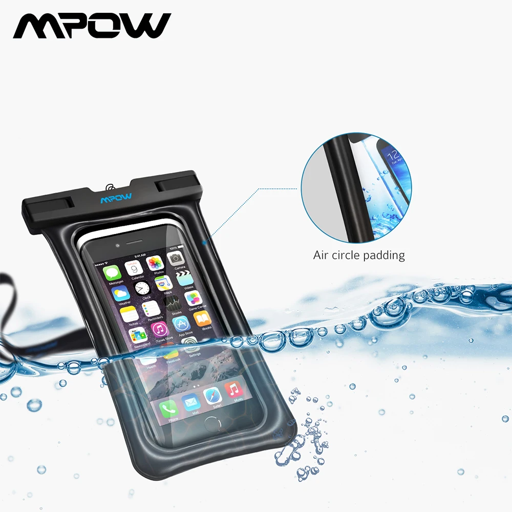 Mpow PA077 Floatable IPX8 Waterproof Phone Case Bag 6 Inch Universal Phone Pouch For iPhone Samsung Huawei Hornor 10 Smartphone
Mpow PA077 Floatable IPX8 Waterproof Phone Case Bag 6 Inch Universal Phone Pouch For iPhone Samsung Huawei Hornor 10 Smartphone