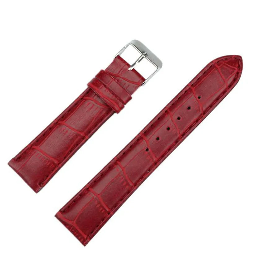 

fabulous 2016 20mm Fashion Man Women Leather Strap Watchband Watch Band