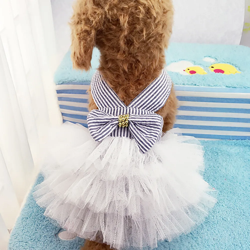 Bubble cotton Skirt Stripe Lace Dress Dog Pet Dress Princess Dresses For Dog Leisure Regular Simple Fashion ropa perro pequeño
Bubble cotton Skirt Stripe Lace Dress Dog Pet Dress Princess Dresses For Dog Leisure Regular Simple Fashion ropa perro pequeño