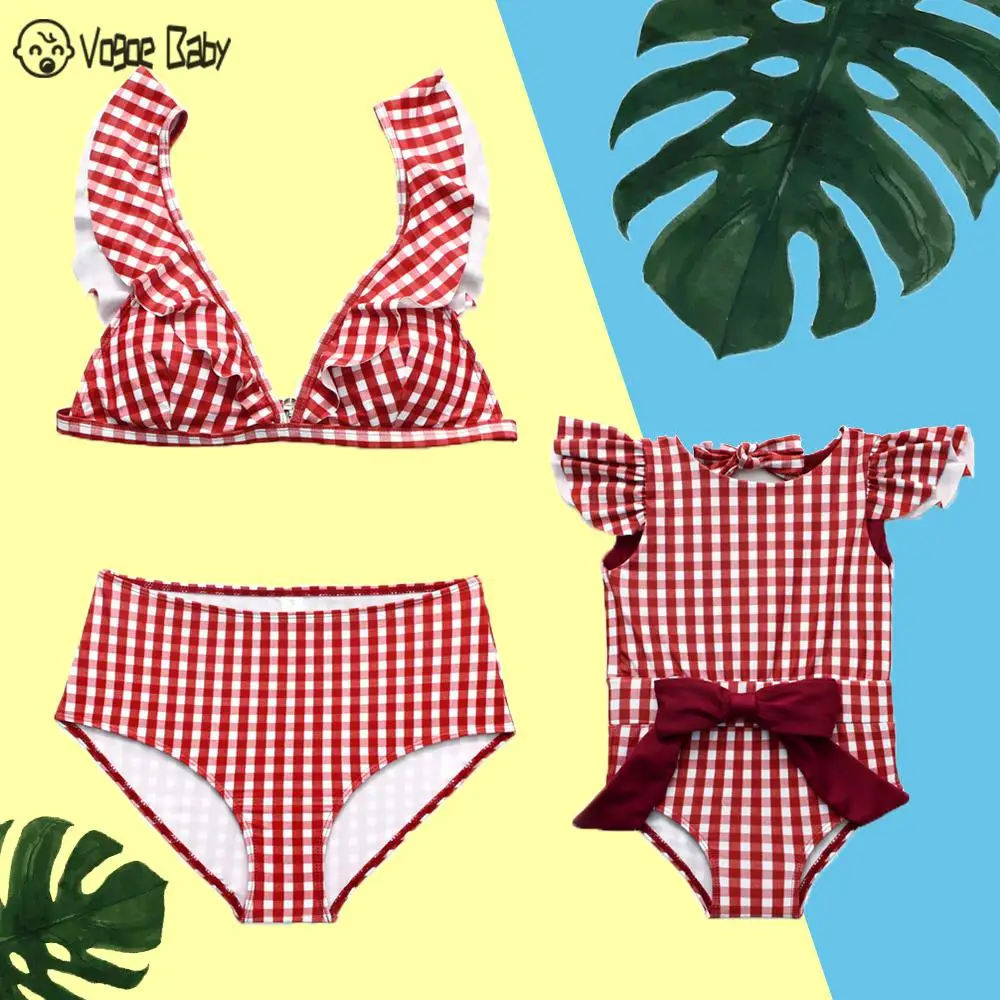 Mother Daughter Swimsuits 2019 Summer Family Matching Plaid Swimwear Sets Mom And Daughter Beach Sexy Bikini Clothes Holiday
Mother Daughter Swimsuits 2019 Summer Family Matching Plaid Swimwear Sets Mom And Daughter Beach Sexy Bikini Clothes Holiday