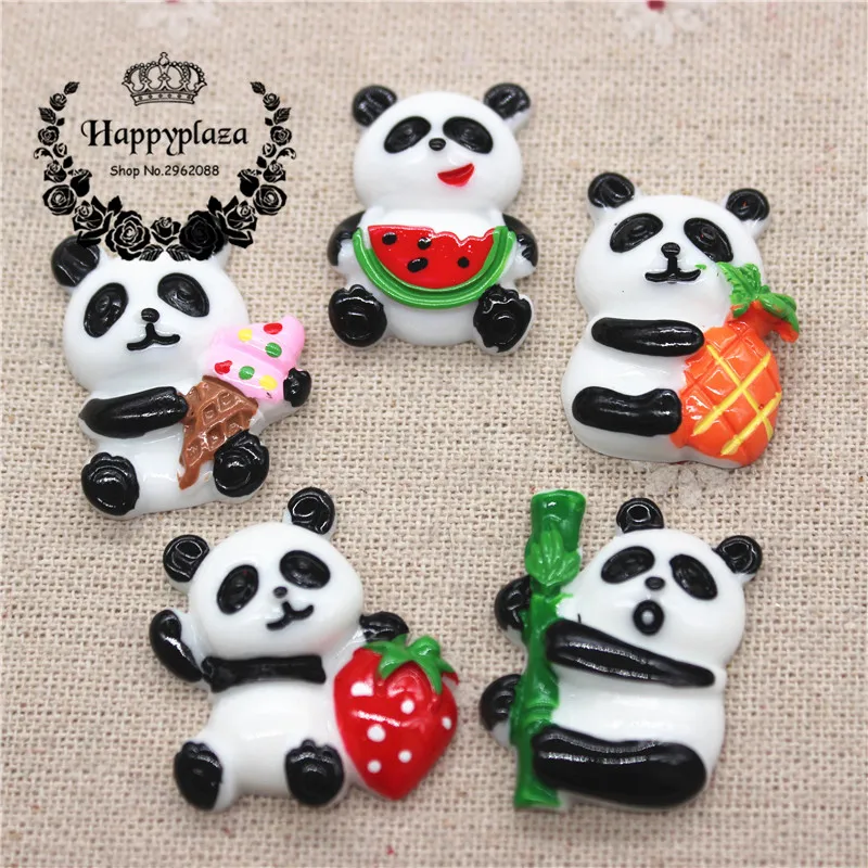 10pcs Kawaii Resin Panda Eating Fruits/Ice cream/Bamboo Miniature Flatback Cabochon Art Supply DIY Craft Decoration
10pcs Kawaii Resin Panda Eating Fruits/Ice cream/Bamboo Miniature Flatback Cabochon Art Supply DIY Craft Decoration