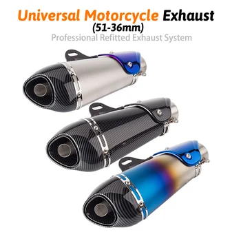 51MM Motorcycle Exhaust Pipe Muffler System Racing Escape Moto ATV Scooter For YAMAHA FZ6 CB400 KTM Duke 125 200 390 DUKE RC390
51MM Motorcycle Exhaust Pipe Muffler System Racing Escape Moto ATV Scooter For YAMAHA FZ6 CB400 KTM Duke 125 200 390 DUKE RC390