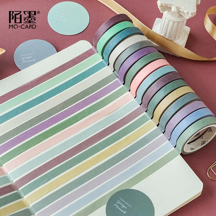 Morandi Color Masking Washi Tape Decorative Colored Adhesive Tape Diy Scrapbooking Sticker Label Stationery School Office Supply
Morandi Color Masking Washi Tape Decorative Colored Adhesive Tape Diy Scrapbooking Sticker Label Stationery School Office Supply