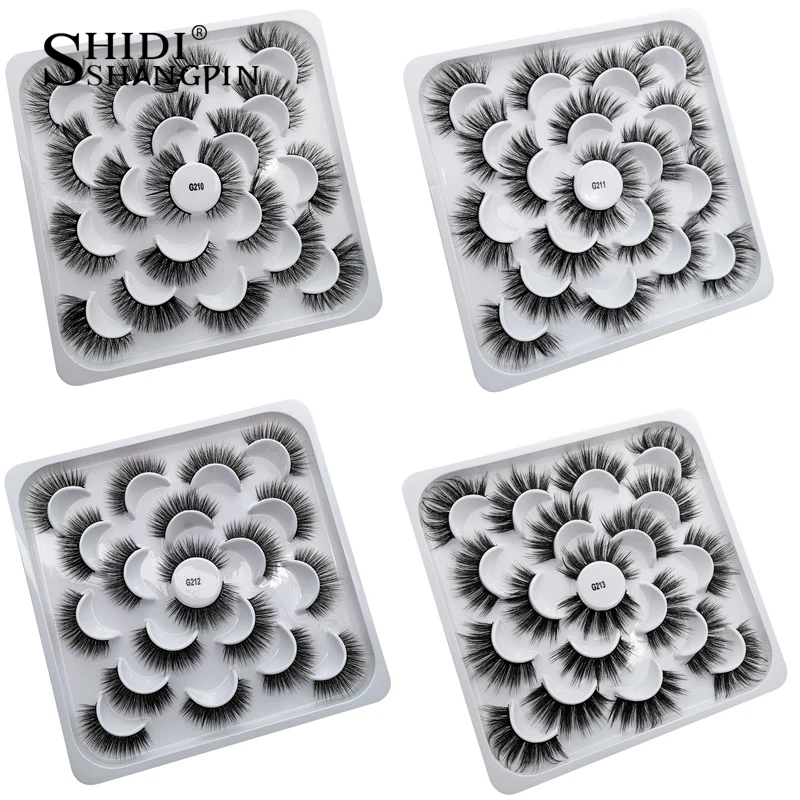 SHIDISHANGPIN 10 pairs mink false eyelashes natural 3d mink lashes soft eylashes make up long fake eyelash faux cils
SHIDISHANGPIN 10 pairs mink false eyelashes natural 3d mink lashes soft eylashes make up long fake eyelash faux cils