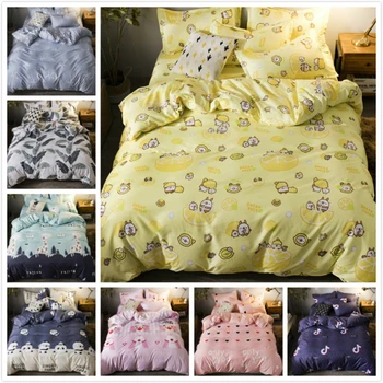3/4 pcs Bedding Set Duvet Cover Sheet Pillowcase Bed Linens Adult Kids Single Full Queen King Size Quilt Comforter Case Bedlinen
3/4 pcs Bedding Set Duvet Cover Sheet Pillowcase Bed Linens Adult Kids Single Full Queen King Size Quilt Comforter Case Bedlinen