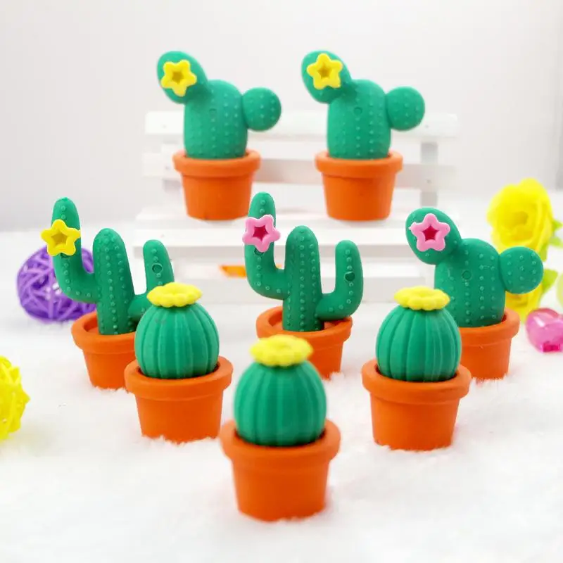 10pcs Cute Cartoon Cactus In Pot Pencil Eraser School Stationery Birthday Party Deocration Gift(Random Color)
10pcs Cute Cartoon Cactus In Pot Pencil Eraser School Stationery Birthday Party Deocration Gift(Random Color)