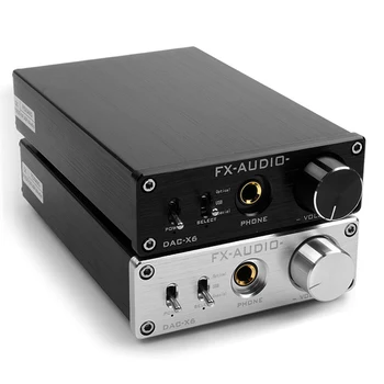 

Fx-audio 2.0 DAC-X6 fever HiFi amp USB Fiber Coaxial Digital Audio Decoder amplifier TPA6120 Free shipping
