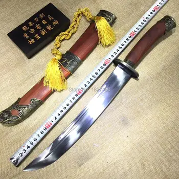 Handmade Red Rosewood Saya Chinese Dao Sword Qing Dynasty Waist knife Sharp 1095 High Carbon Steel Blade Full Tang
Handmade Red Rosewood Saya Chinese Dao Sword Qing Dynasty Waist knife Sharp 1095 High Carbon Steel Blade Full Tang