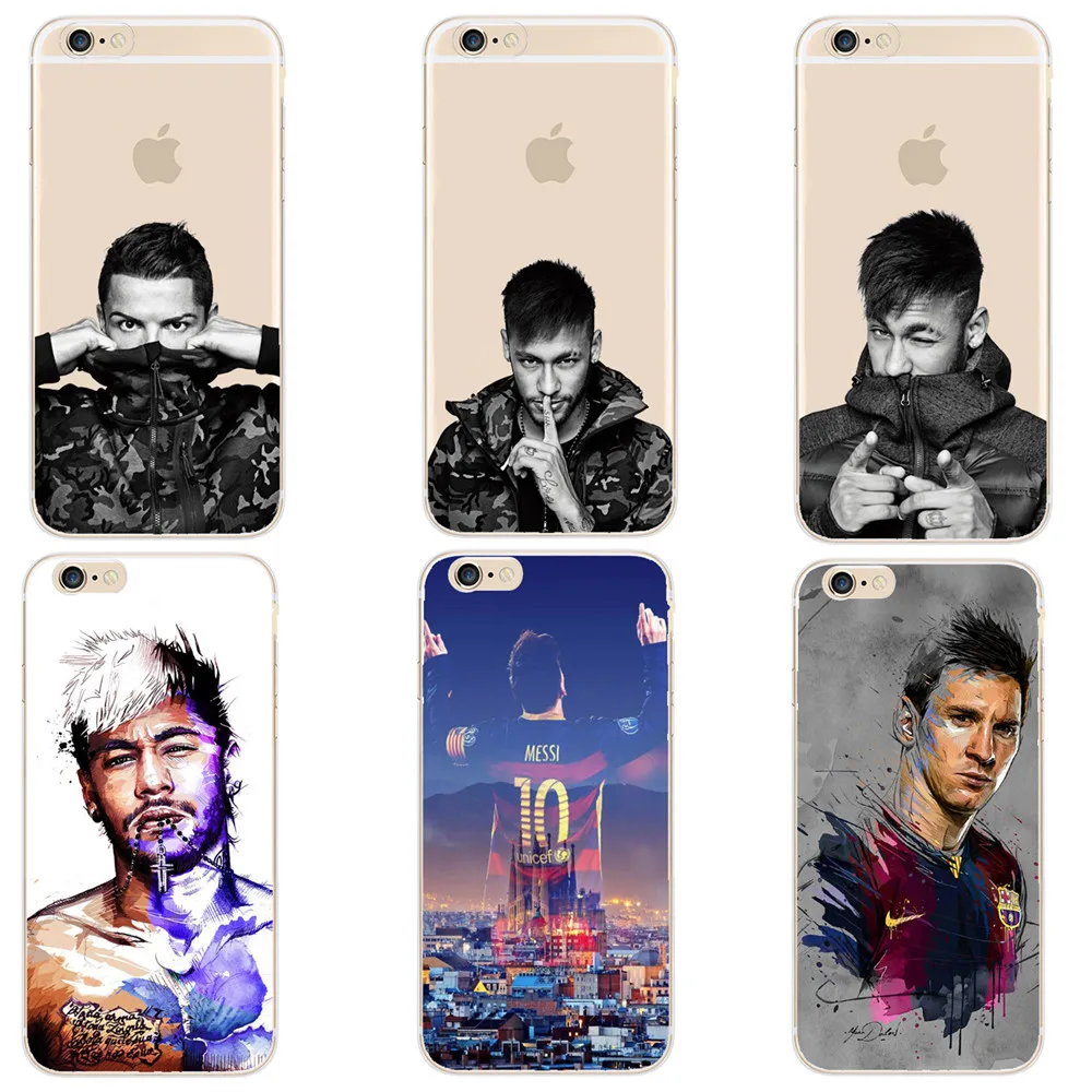 Barcelona Messi Neymar Ronaldo Transparent Clear Soft Silicon TPU Case Cover For Apple iphone X 5S SE 6 6S 7 8 plus Case Coque
Barcelona Messi Neymar Ronaldo Transparent Clear Soft Silicon TPU Case Cover For Apple iphone X 5S SE 6 6S 7 8 plus Case Coque