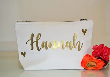 customize names gold wedding bridesmaid bride Make Up makeup comestic Canvas vanity Bags birthday Party toiletry pouches favors
customize names gold wedding bridesmaid bride Make Up makeup comestic Canvas vanity Bags birthday Party toiletry pouches favors
