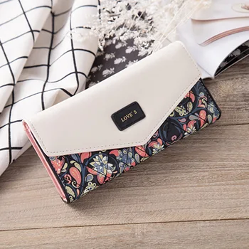 Fashion Womens Wallets and Purses PU Leather Floral Printing Hasp Wallet Female Clutch Large Capacity Card Holder Photo Holder
Fashion Womens Wallets and Purses PU Leather Floral Printing Hasp Wallet Female Clutch Large Capacity Card Holder Photo Holder