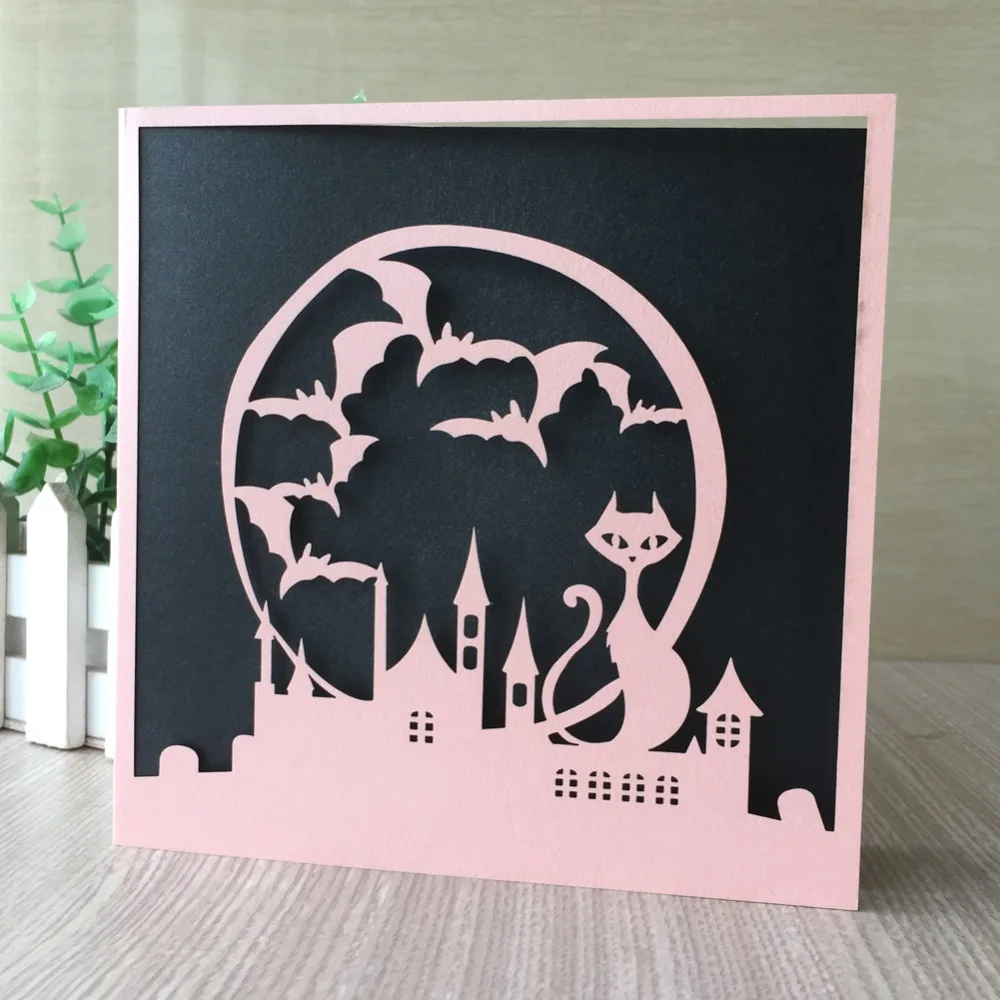 25pcs Chic Laser Cut Initations Card Greeting Card Birthday Party Invitations Happy Halloween Celebration
25pcs Chic Laser Cut Initations Card Greeting Card Birthday Party Invitations Happy Halloween Celebration