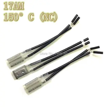 10PCS 17AM Motor Thermal Protection Device 17AM037A5 150 Degree Normally Closed (NC)Thermostat KLIXON Temperature Control Switch
10PCS 17AM Motor Thermal Protection Device 17AM037A5 150 Degree Normally Closed (NC)Thermostat KLIXON Temperature Control Switch