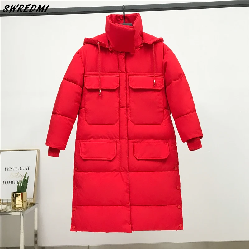 SWREDMI Solid Winter Coat Women 2019 New Women Down Cotton Jacket Outerwear Hooded Long Parkas Female Thick Warm Clothing S-3XL
SWREDMI Solid Winter Coat Women 2019 New Women Down Cotton Jacket Outerwear Hooded Long Parkas Female Thick Warm Clothing S-3XL