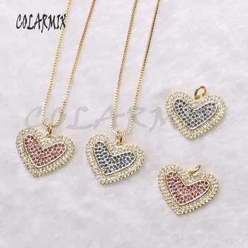 Wholesale 8 Pcs Heart shape pendant necklace Jewelry fashion necklace for jewelry gift for lady9284
Wholesale 8 Pcs Heart shape pendant necklace Jewelry fashion necklace for jewelry gift for lady9284