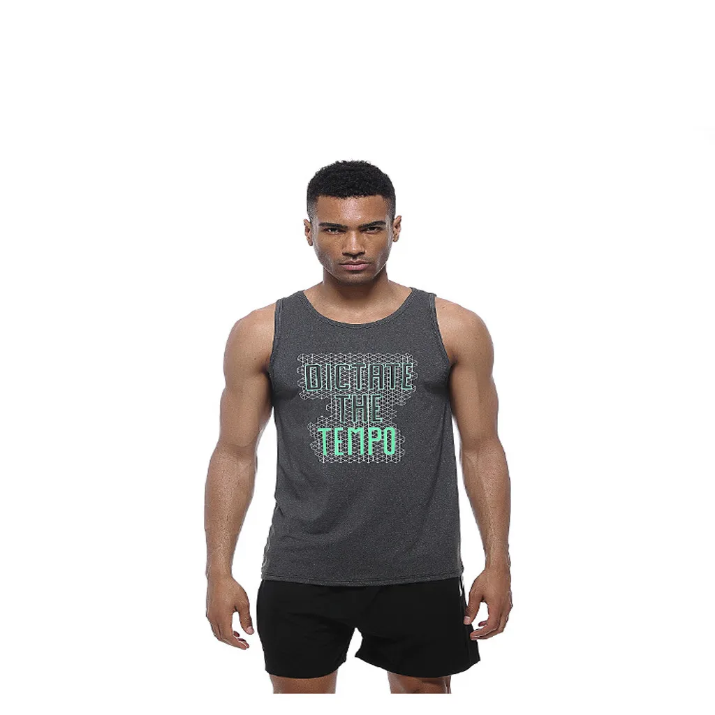 2019 HOT sale New Fashion Sleeveless Mens Sport Vest Muscle Bodybuilding Tank Top Stringer Singlet Fitness Exercises
2019 HOT sale New Fashion Sleeveless Mens Sport Vest Muscle Bodybuilding Tank Top Stringer Singlet Fitness Exercises