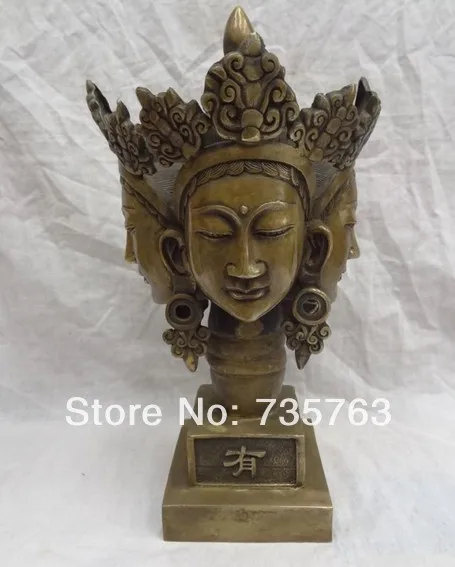 xiuli 00519 14" Tibet Bronze Buddhism 4 Face Fo Buddha Tara Head Statue Seal Set Talismans
xiuli 00519 14" Tibet Bronze Buddhism 4 Face Fo Buddha Tara Head Statue Seal Set Talismans