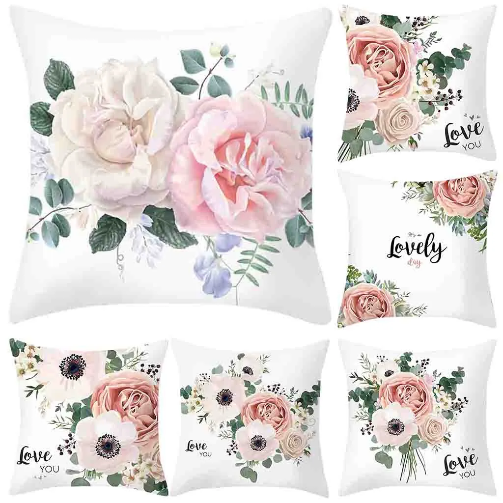 Throw Rose Printed Cushion Cover Square Sofa Pillow Case Flower Home Art Decor Cojines Decorativos 2019 Cuscini Decorativi 24
Throw Rose Printed Cushion Cover Square Sofa Pillow Case Flower Home Art Decor Cojines Decorativos 2019 Cuscini Decorativi 24