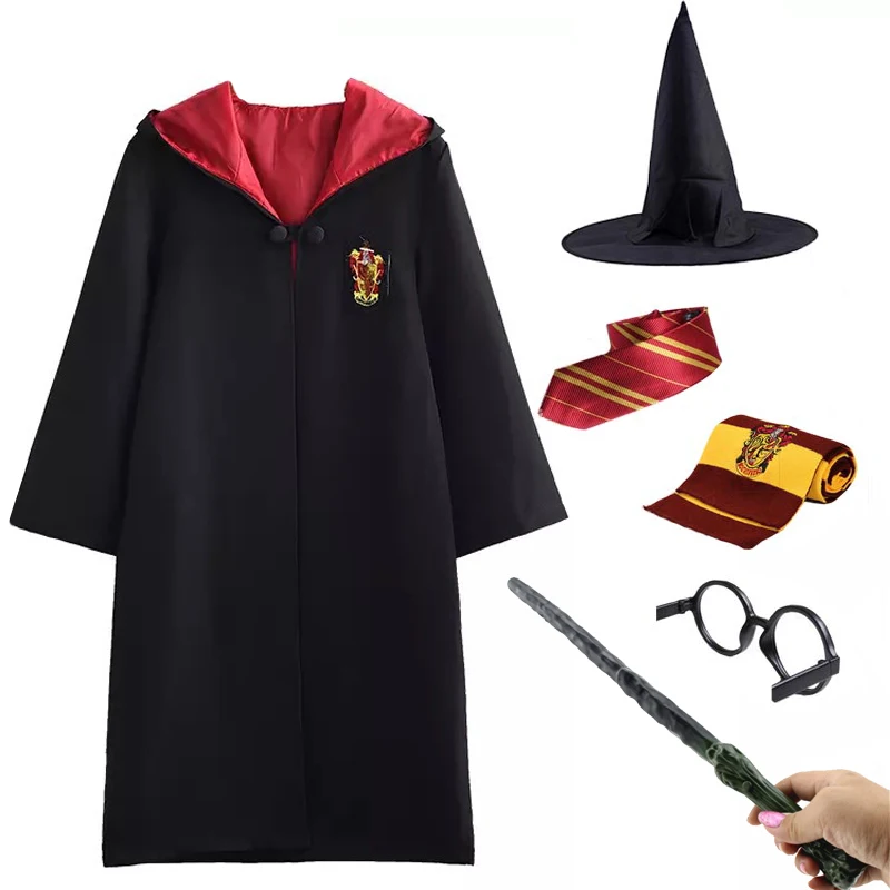 Role-playing Gryffindor Slytherin Robes Costume Adult Children Loose-fitting Costume Men Women Magic Wand Harris Potter Cosplay
Role-playing Gryffindor Slytherin Robes Costume Adult Children Loose-fitting Costume Men Women Magic Wand Harris Potter Cosplay