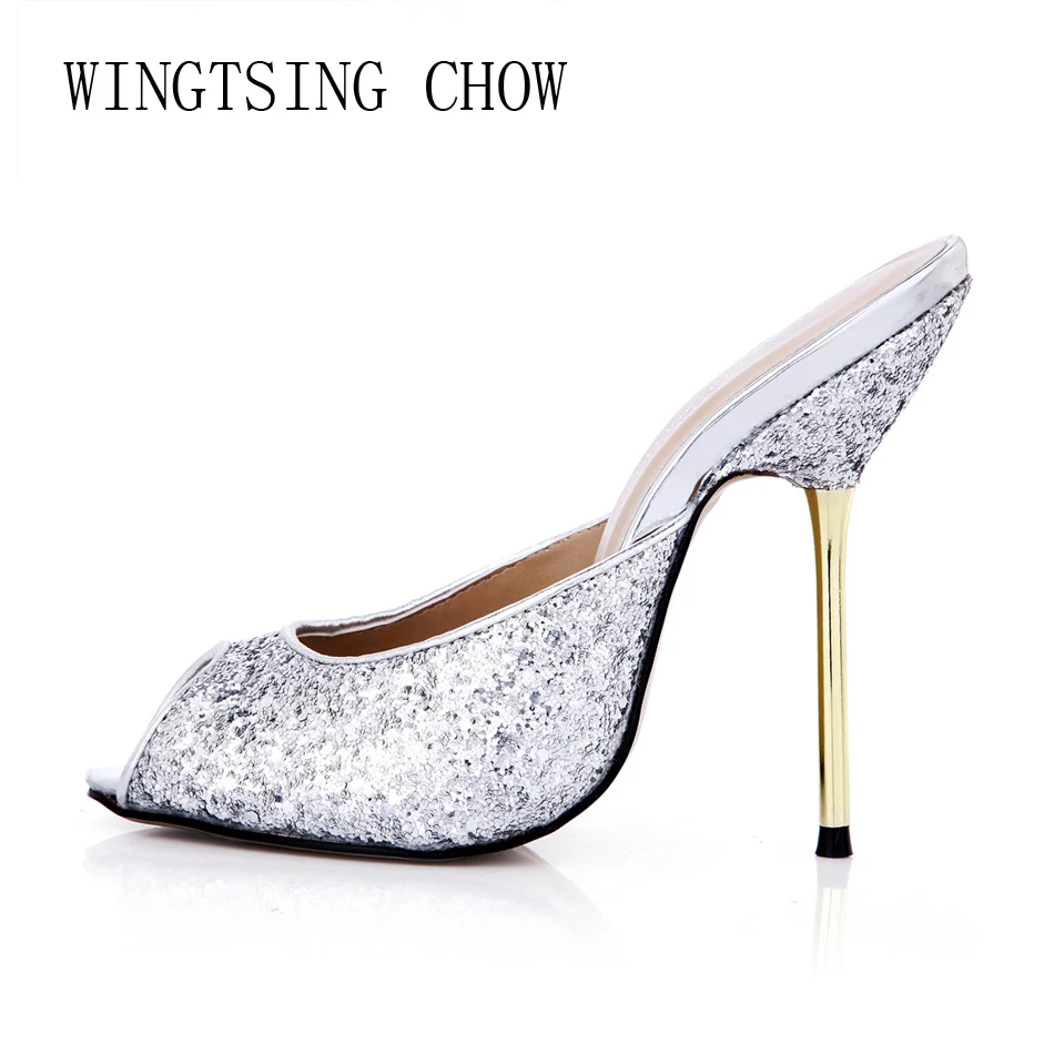 2016 New Gold Glitter Sexy Party Shoes Women PeepToe Stiletto Iron High Heels Ladies Slides Plus Sizes 10 Zapatos Mujer 3845-f2
2016 New Gold Glitter Sexy Party Shoes Women PeepToe Stiletto Iron High Heels Ladies Slides Plus Sizes 10 Zapatos Mujer 3845-f2