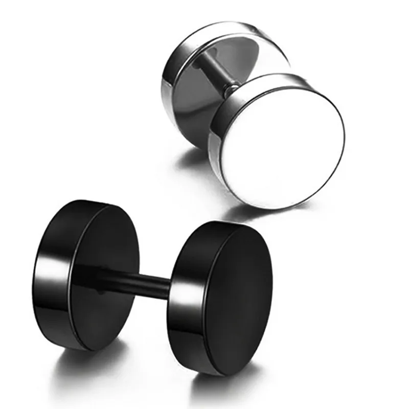 Round stud earrings the man black kolczyki punk earings fashion jewelry pendientes hombre woman star Prevent allergy Barbell 1pc
Round stud earrings the man black kolczyki punk earings fashion jewelry pendientes hombre woman star Prevent allergy Barbell 1pc