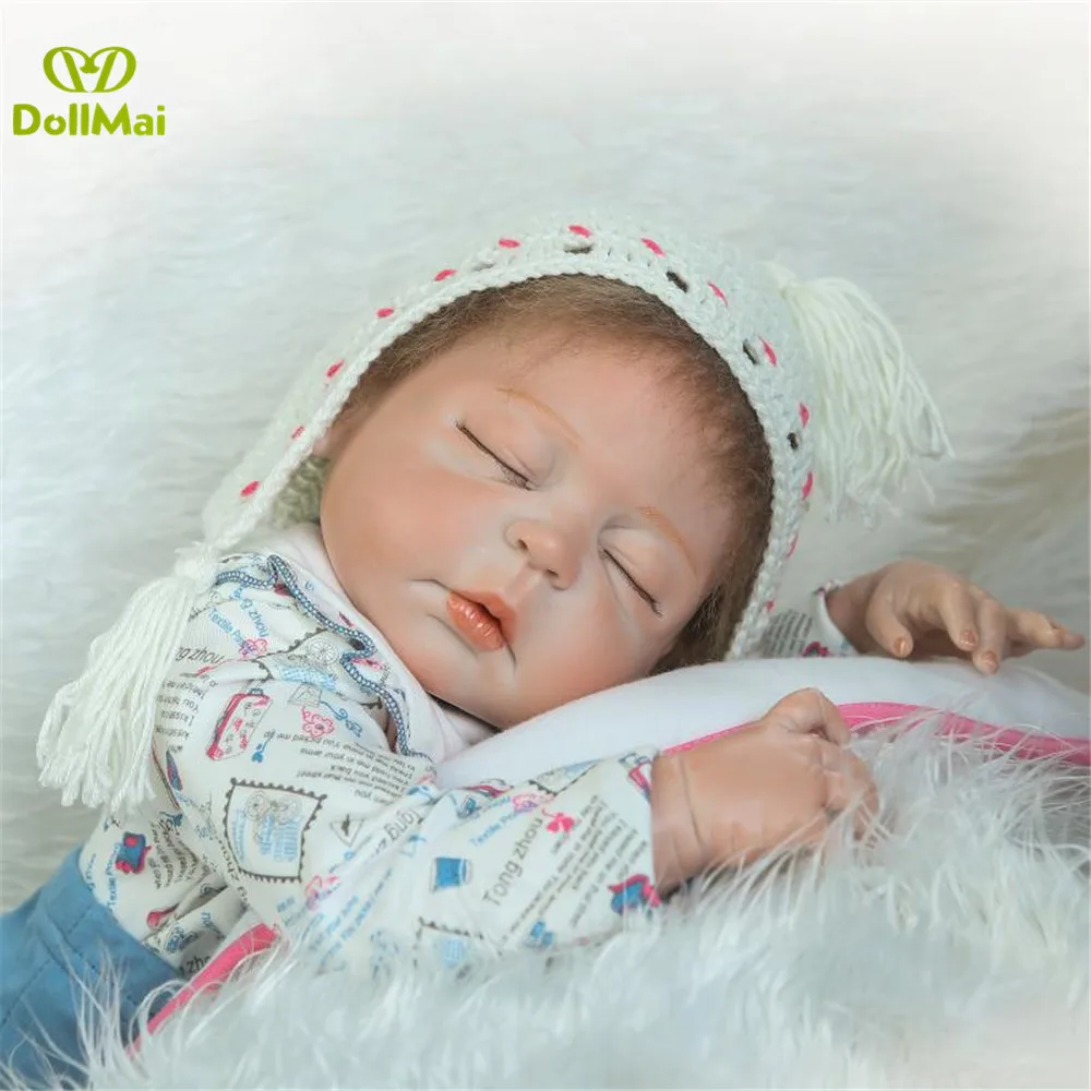 Reborn boy girl full silicone baby dolls alive 23"57cm bebes reborn menino menina boneca child gift toy dolls
Reborn boy girl full silicone baby dolls alive 23"57cm bebes reborn menino menina boneca child gift toy dolls
