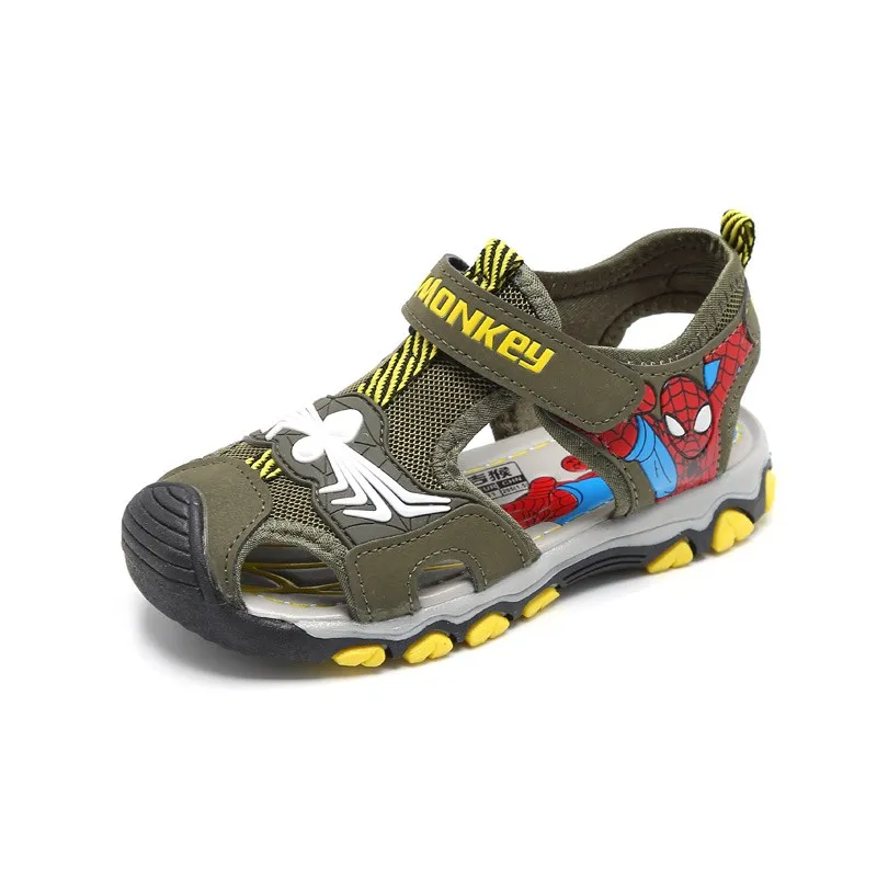 New boys Sandals 2019 Summer fashion Spider-man anti-stink soft bottom kids shoes Children's Sandals beach cartoon shoes 696
New boys Sandals 2019 Summer fashion Spider-man anti-stink soft bottom kids shoes Children's Sandals beach cartoon shoes 696