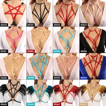 Red Body Harness Bra for Women Strappy Tops Hollow Out Bra Garter Belts Plus Size Art Clothing Elastic Adjust Party Dance Rave
Red Body Harness Bra for Women Strappy Tops Hollow Out Bra Garter Belts Plus Size Art Clothing Elastic Adjust Party Dance Rave
