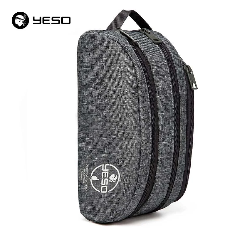YESO Multifunction Wash Bag Fashion Grey Cosmetic Bag 2019 Travel Casual Pouch Waterproof Hanging Portable Polyester Makeup Bag
YESO Multifunction Wash Bag Fashion Grey Cosmetic Bag 2019 Travel Casual Pouch Waterproof Hanging Portable Polyester Makeup Bag