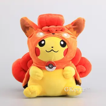 Pikachu Cosplay Vulpix Smiling Face Plush Dolls Cute Soft Stuffed Toys 11" 28 CM
Pikachu Cosplay Vulpix Smiling Face Plush Dolls Cute Soft Stuffed Toys 11" 28 CM