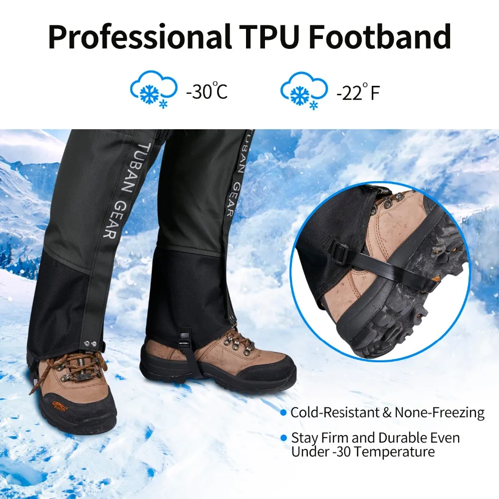 SKL Professional Waterproof Snow Legging Mountain Hiking Hunting Skiing Boot Gaiters 500D High Leg Cover for Men Women L/XL
SKL Professional Waterproof Snow Legging Mountain Hiking Hunting Skiing Boot Gaiters 500D High Leg Cover for Men Women L/XL