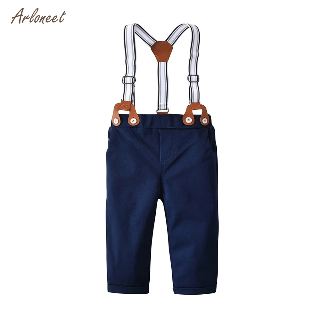 ARLONEET New arrival Autumn baby clothing Gentleman Suspenders Strap Pants Pocket Overalls Clothing Cute Overalls Pants For Kids
ARLONEET New arrival Autumn baby clothing Gentleman Suspenders Strap Pants Pocket Overalls Clothing Cute Overalls Pants For Kids