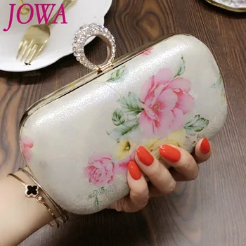 2019 New Design Evening Bags Ladies Mini Hard Knucklebox Flower Printing Wedding Party Clutch Night Purse Chain Shoulder Package
2019 New Design Evening Bags Ladies Mini Hard Knucklebox Flower Printing Wedding Party Clutch Night Purse Chain Shoulder Package