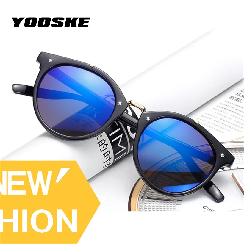 YOOSKE Vintage Round Sunglasses Men Women Brand Designer Retro Sun Glasses Female Male Temperament Glasses Goggles
YOOSKE Vintage Round Sunglasses Men Women Brand Designer Retro Sun Glasses Female Male Temperament Glasses Goggles