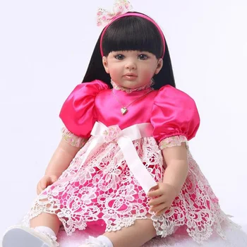 NPK reborn doll 24inches 60cm Bebes reborn silicone reborn baby dolls com corpo de silicone menina baby dolls Christmas gifts
NPK reborn doll 24inches 60cm Bebes reborn silicone reborn baby dolls com corpo de silicone menina baby dolls Christmas gifts