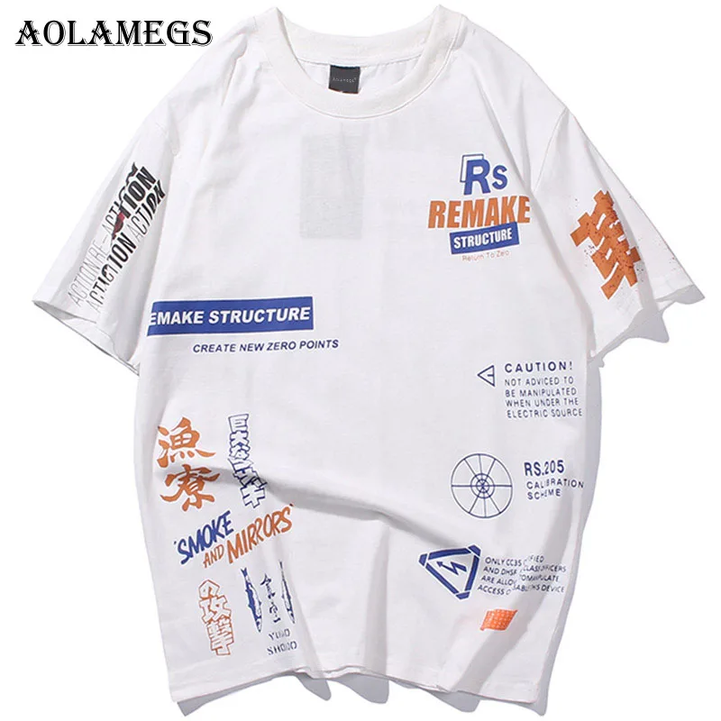Aolamegs T Shirt Men Simple Letter Printed Men's Tee Shirts O-neck T Shirt Fashion Hip Hop High Street Tees Summer Streetwear
Aolamegs T Shirt Men Simple Letter Printed Men's Tee Shirts O-neck T Shirt Fashion Hip Hop High Street Tees Summer Streetwear