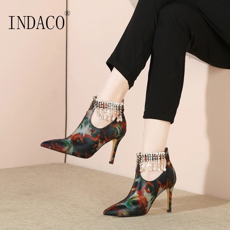 2019 Pumps Women Shoes Leather High Heel Pumps Rhinestone Printed Sheepskin Office Ladies Shoes 8.5cm Tacones Mujer
2019 Pumps Women Shoes Leather High Heel Pumps Rhinestone Printed Sheepskin Office Ladies Shoes 8.5cm Tacones Mujer