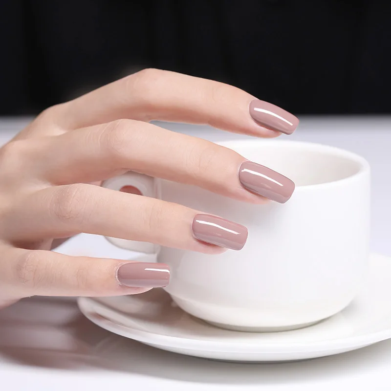 Лак для дизайна ногтей NEE JOLIE Быстросохнущий серый кофейный лак серии сделай сам 3