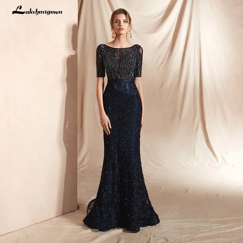 Navy Blue Evening Dresses Long Formal Mermaid Evening Gowns Women Scoop Beading Women Evening Dress vestidos de fiesta Gown
Navy Blue Evening Dresses Long Formal Mermaid Evening Gowns Women Scoop Beading Women Evening Dress vestidos de fiesta Gown