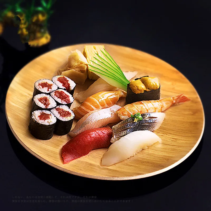 Creative Wooden Tray Bamboo Round Hotel Baking Tray Sushi Plate Serving Tray The Hotel Dishes
Creative Wooden Tray Bamboo Round Hotel Baking Tray Sushi Plate Serving Tray The Hotel Dishes