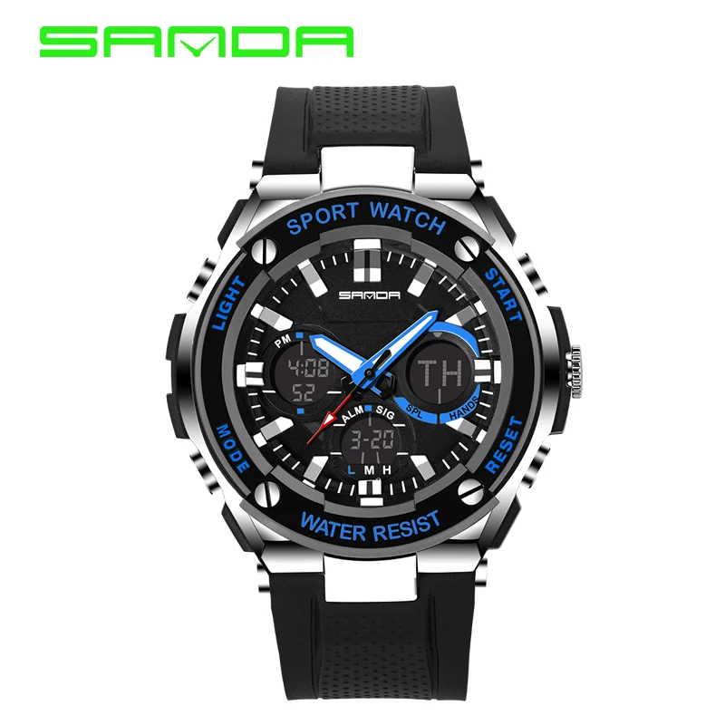 Man Watch 2017 SANDA Sport Watch Digital Shock Resistant Stopwatch Wristwatches Outdoor Military LED hodinky relogio masculino
Man Watch 2017 SANDA Sport Watch Digital Shock Resistant Stopwatch Wristwatches Outdoor Military LED hodinky relogio masculino