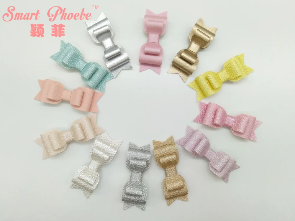 50pcs/12C Fashion DIY Accessories PU Leather Bow DIY Hairpins Parts Solid Double Layers Bowknot DIY Materials Hair Accessories
50pcs/12C Fashion DIY Accessories PU Leather Bow DIY Hairpins Parts Solid Double Layers Bowknot DIY Materials Hair Accessories