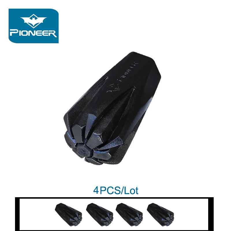4-piece Pack Rubber Tips for Trekking Poles Replacement Pole Tip Protectors Fits Most Standard Hiking Poles
4-piece Pack Rubber Tips for Trekking Poles Replacement Pole Tip Protectors Fits Most Standard Hiking Poles