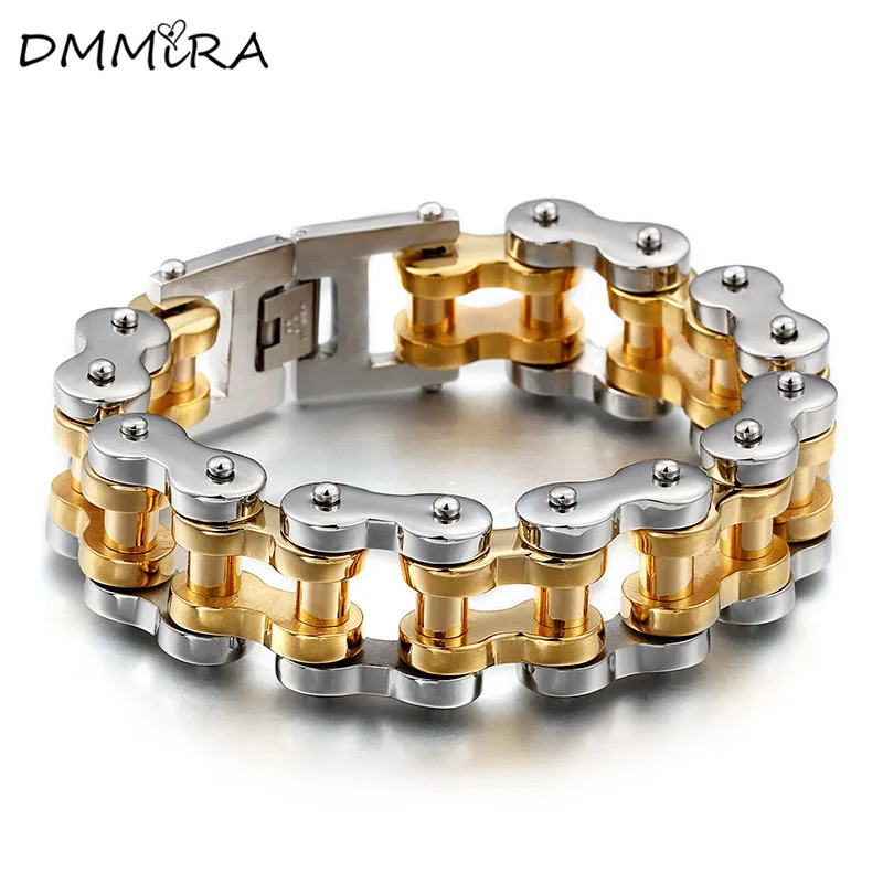 High Quatity Fashion Men Engine Bike Chain Silver Black Gold Stainless Steel Link Bicycle Bike Chain Bracelets Jewelry 23cm
High Quatity Fashion Men Engine Bike Chain Silver Black Gold Stainless Steel Link Bicycle Bike Chain Bracelets Jewelry 23cm