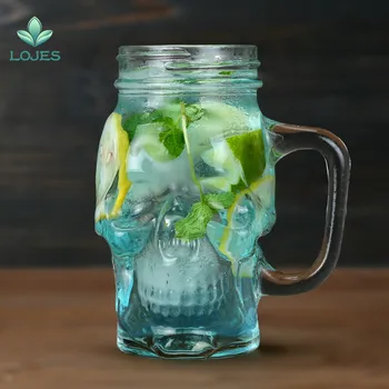 New Arrival 500ml Skull Glass Bottle Bowl Mug Cool Creative Mason Cup For Restaurant Drinking Beer Juice Milk As A Gift
New Arrival 500ml Skull Glass Bottle Bowl Mug Cool Creative Mason Cup For Restaurant Drinking Beer Juice Milk As A Gift