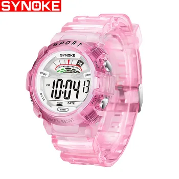 SYNOKE Fashion Rubber Digital Children Watch Boys Girls Sports Led Watches Candy Color Wristwatch
SYNOKE Fashion Rubber Digital Children Watch Boys Girls Sports Led Watches Candy Color Wristwatch